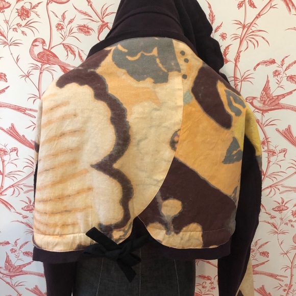 Designer Akira Wool Print Crop Jacket stunning design and style - Picture 8 of 9